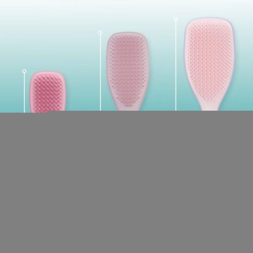 Tangle Teezer Large gubanctalanító hajkefe vizes hajra, Pink Hibiscus