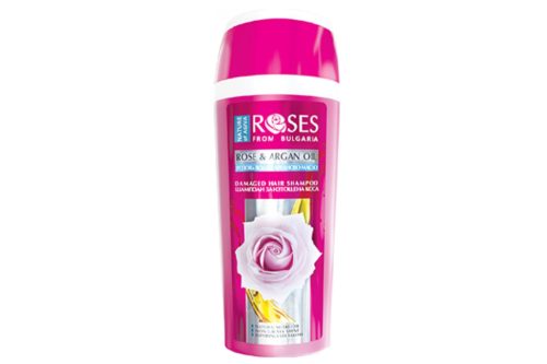 Nature of Agiva sampon sérült hajra természetes rózsa vízzel és argánolajjal, 250 ml