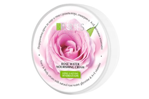 Roses Nature tápláló arckrém rózsa elixírrel, 100 ml
