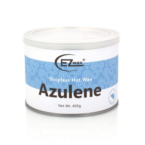 Lady Stella  Ezwax Premium elasztikus lehúzócsík nélküli konzervgyanta, Azulén, 400 ml