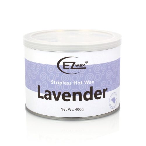 Lady Stella  Ezwax Premium elasztikus lehúzócsík nélküli konzervgyanta Levendula 400 ml