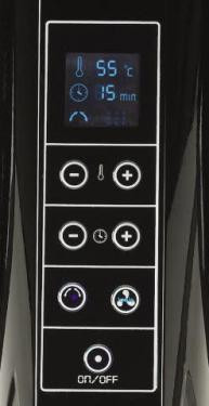 Ultron infrás digitális klimazon, fekete