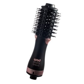 Wad Mini Brevis körkefés hajszárító, fekete-rose gold