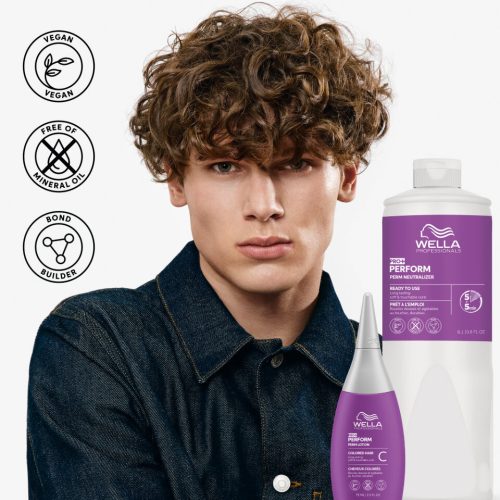 Wella Professionals Perform+ Perm S dauervíz érzékeny és sérült hajra, 75 ml