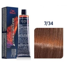   Wella Professional Koleston Perfect Me+ krémhajfesték, 7/34