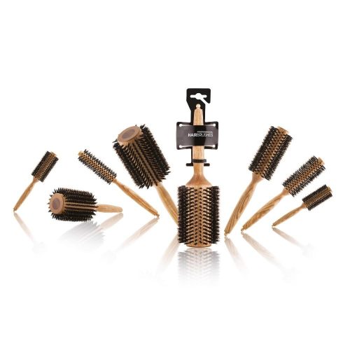 Kőrisfa vaddisznósörte körkefe, 40 mm