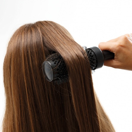 Carbon Argan Magic körkefe, 25 mm