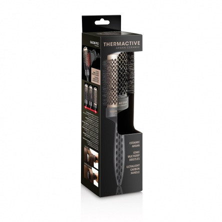 Carbon Argan Magic körkefe, 53 mm