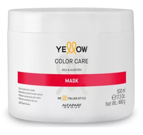 Yellow Color Care színvédő hajpakolás festett hajra, 500 ml
