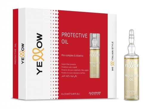 Yellow Color Care Protective olaj ampulla festett hajra, 6x13 ml